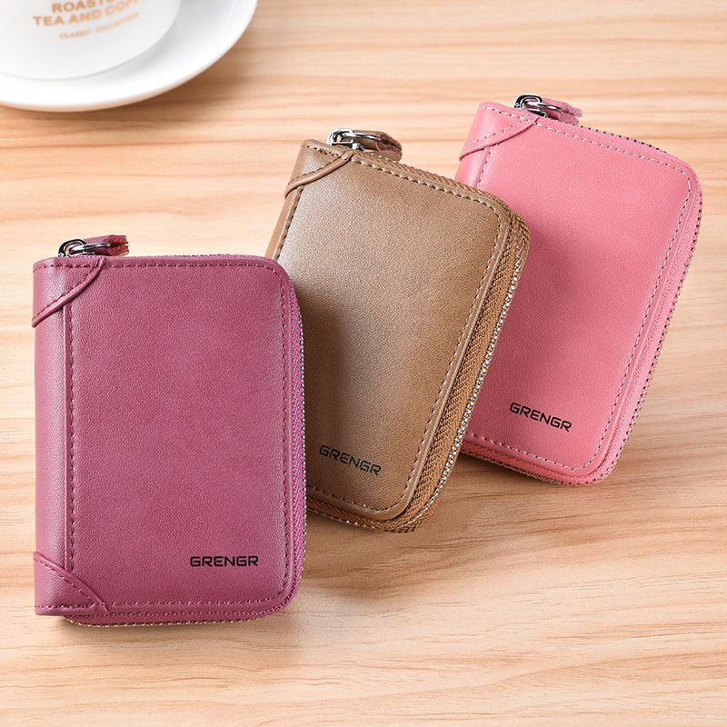  日本真皮卡包 小卡包 大容量 防消磁 防盜刷