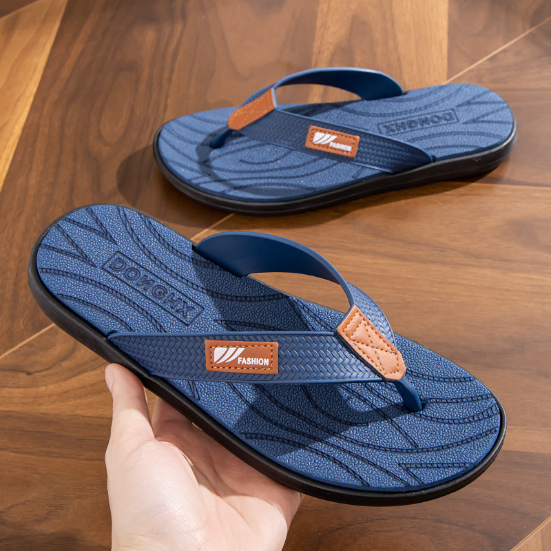人字拖男士新款夏季厚底涼拖防滑涼鞋男士沙灘時尚潮流夾脚拖